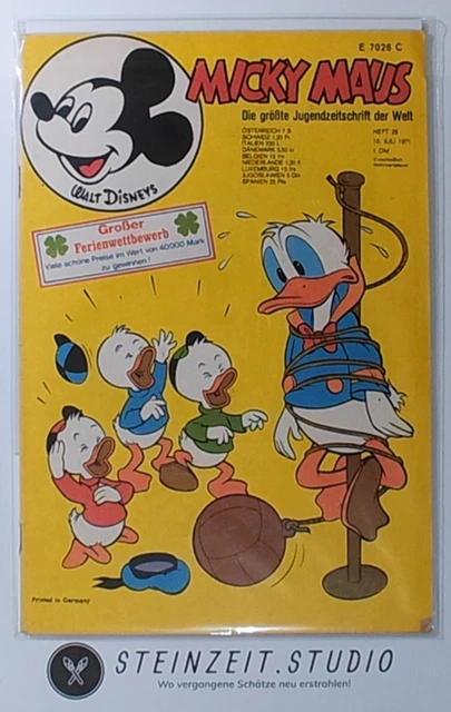 Micky Maus - Heft Nr. 28/1971 - (10.07.1971) - Zustand 2-3