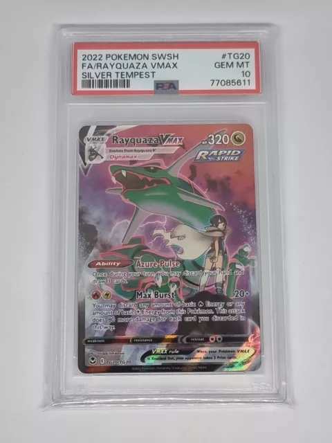 Rayquaza VMax - TG29/TG30 Gold Full Art Ultra Rare - Silver