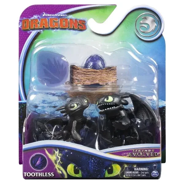 HOW TO TRAIN Your Dragon TOOTHLESS 3 inch Mini Figures Legends Evolved