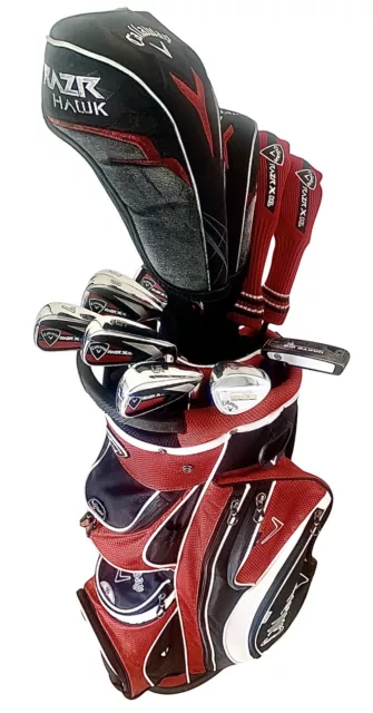 CALLAWAY RAZR X complete 12 Clubs Golf Set And Callaway Golf Bag
