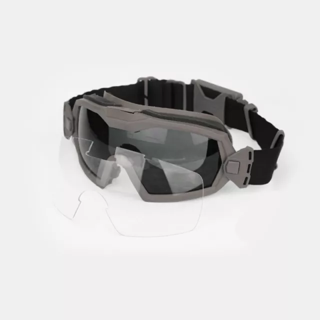 FMA LPG01BK12-2R Adjustable Regulator Glasses Fan Goggle Anti-fog Dust Airsoft
