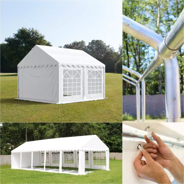 Partyzelt 3x2-6x12m Festzelt Gartenzelt Pavillon Bierzelt wasserdicht PVC NEU