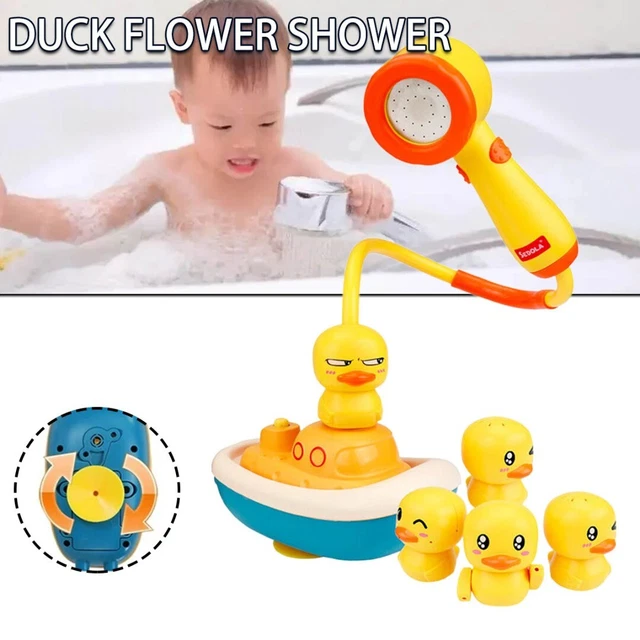Baby-Badespielzeug, elektrische Ente Wassersprinkler, Boot-Spray für H