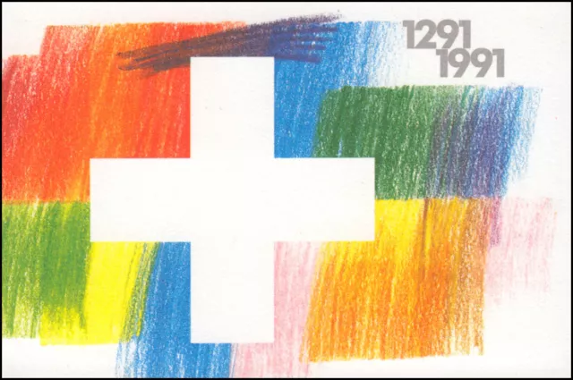 Schweiz Markenheftchen 0-89, Eidgenossenschaft 1991, **