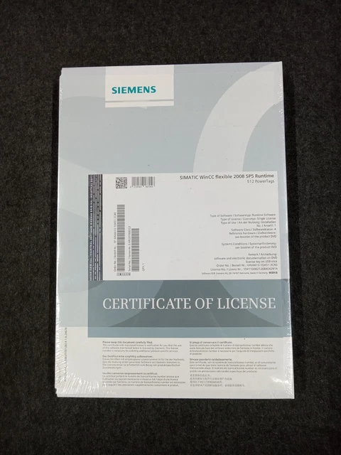 SEALED Siemens Simatic WinCC flexible 2008 Runtime Software 6AV6613-1DA51-3CA0