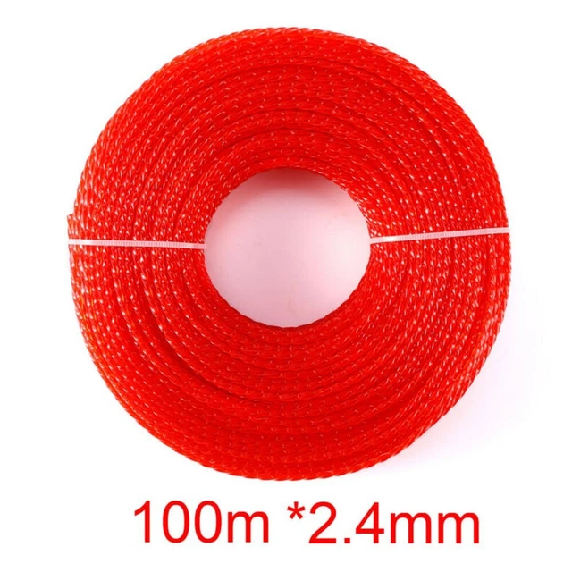 Ficelle Nylon 1.5mm Blanc Pur 200m - Cordon Bracelet Tressé Pour Bricolage Et Artisanat