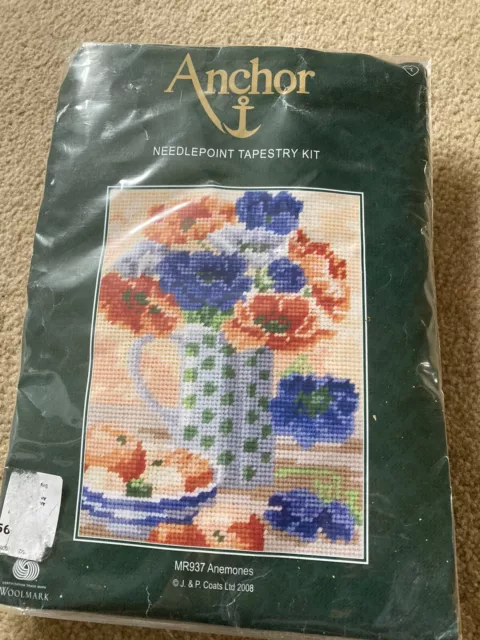 Anchor Needlepoint Tapestry Kit. MR937 Anemones