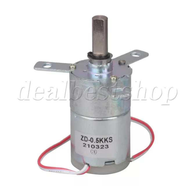 High Torque 12V DC 25 RPM 0.5K 32mm Dia Gear-Box Stabilivolt Electric Motor