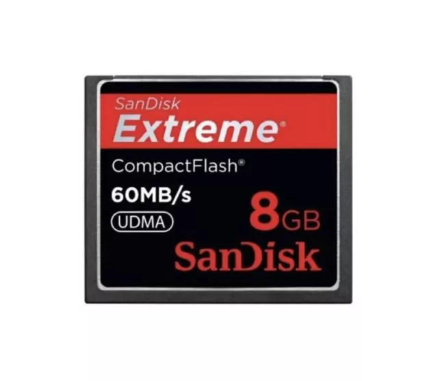 SanDisk 8GB 16GB 32GB Extreme CF Speicher karte CompactFlash 60MB/s UDMA Genuine 3