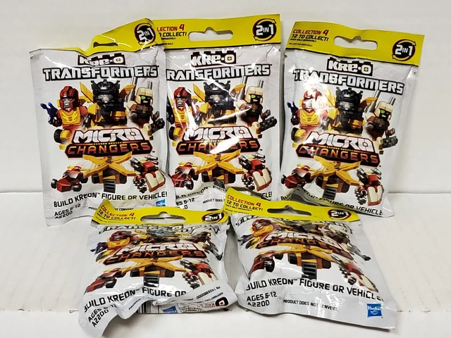 Lot of 5 KRE-O Transformers Micro Changers Collection 4 Blind Bags New & Sealed