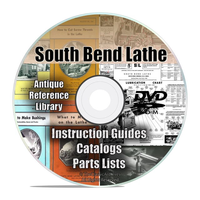 SOUTH BEND LATHE Reference Library, Parts List, Automechanic Shop