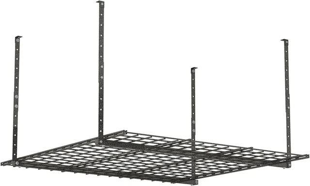 45-Inch x 45-Inch Overhead Steel Garage Storage System, Adjustable Ceiling Mount