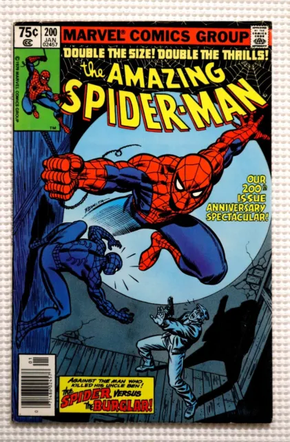 1980 Amazing Spider-Man 200 Marvel Comics 1/80:Spiderman Origin,Romita 75¢ cover