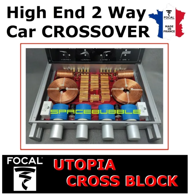❤️ FOCAL Utopia Be 🔊  CROSS BLOCK 2 Way High End Crossover for Car or Home