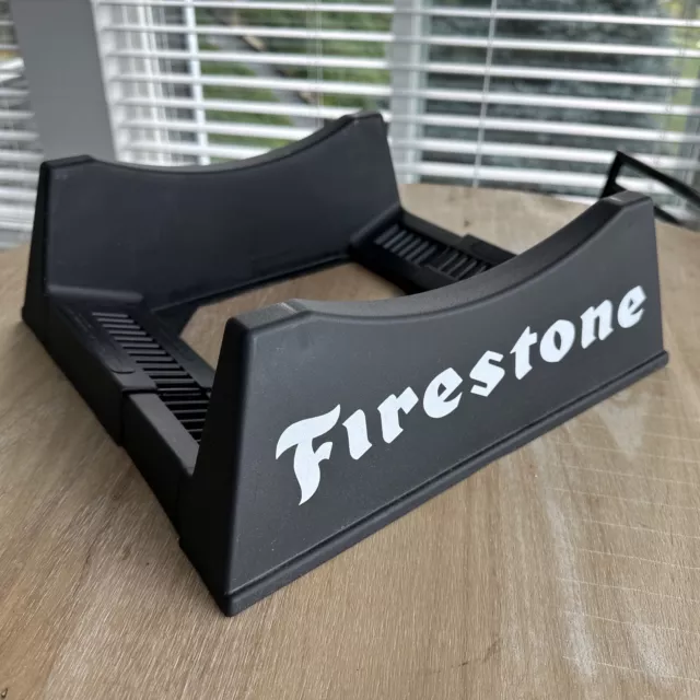 Firestone Tire Stand Holder Store Display Adjustable To Tire Size New