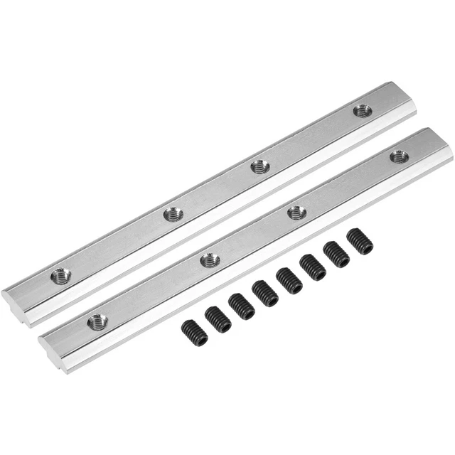 Connettore piatto dritto connettore legno per profilo di estrusione alluminio serie 4040 - 2 pz