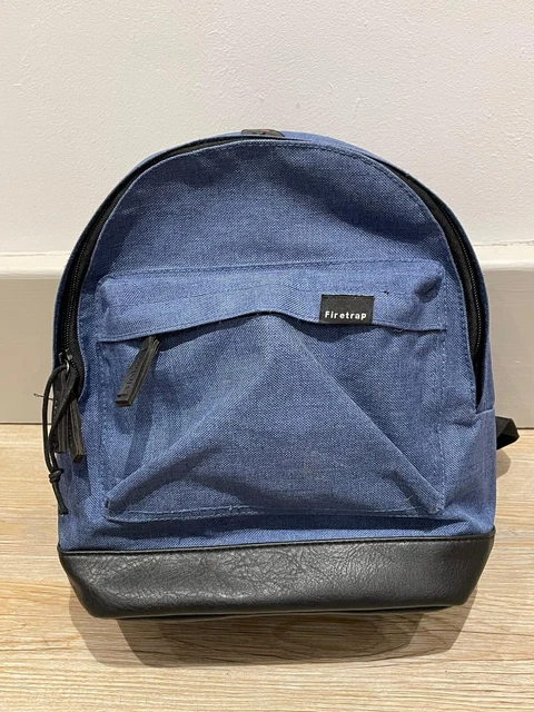FIRETRAP BACKPACK BAG Canvas Rucksack Travel School Holiday Gift Retro City Uni 26.00 PicClick UK
