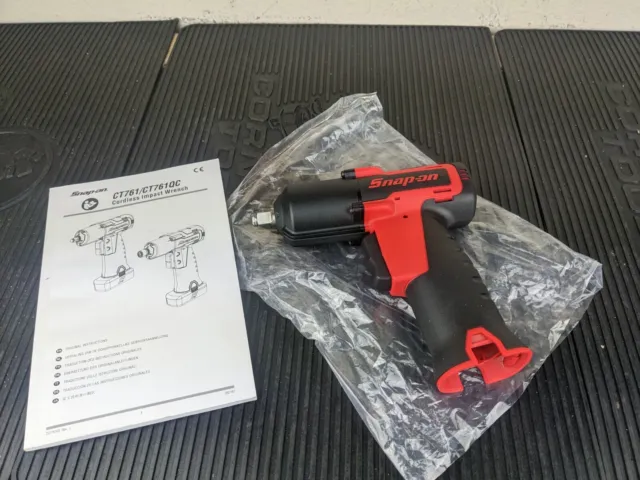 #bf018 NEW Snap-On CT761 RED 14.4 V 3/8 Drive Cordless Impact-TOOL ONLY