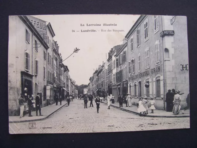 CPA - 54 - Luneville - Rue des Bosquets - (La Lorraine illustrated) - 1906