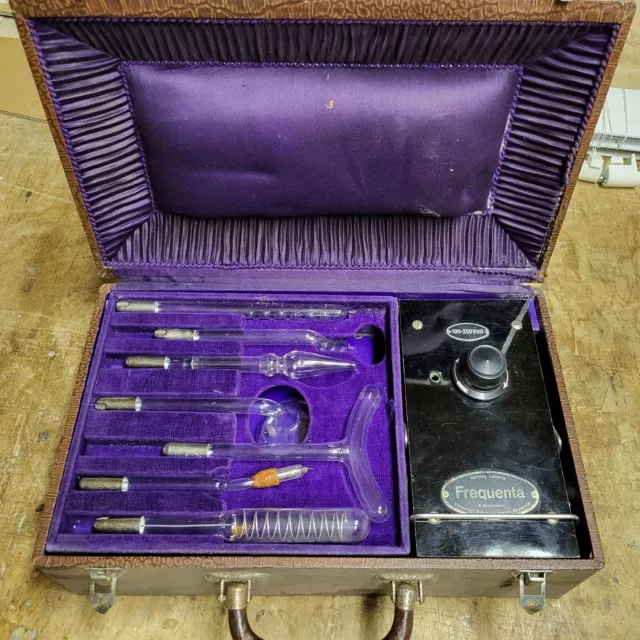 Frequenta histor. Hochfrequenz Heilapparat, Reizstromtherapie, Velmag Leipzig