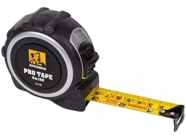 Roughneck - Tape Measure 8m / 26ft (Width 25mm) - 43-208