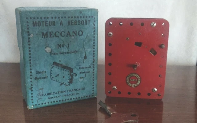 Vieux Moteur Meccano 110V Dans Sa Boîte D'origine - Vintage Pour Collection