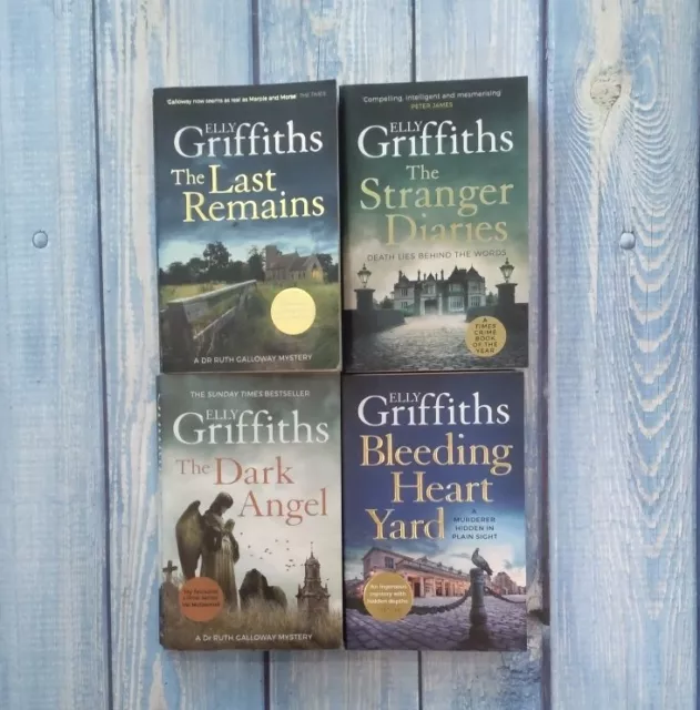 4 x Elly Griffiths Paperback Books - (Bundle, Job Lot)