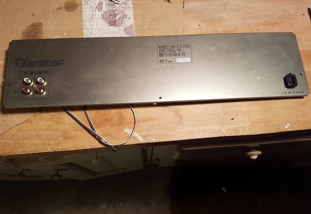 Façade Avant Pour Magnétophone Sony TC 645 – Panneau De Contrôle – Pièce D'occasion
