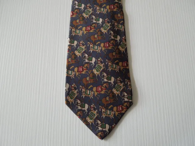 Salvatore Ferragamo Silk Tie Seta Cravatta Made In Italy 2388