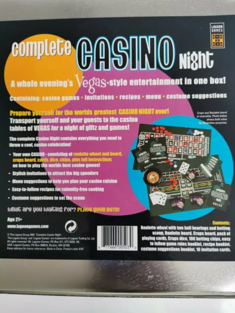 Complete Casino Night, Vegas style casino games evening, adult entertainment fun 3