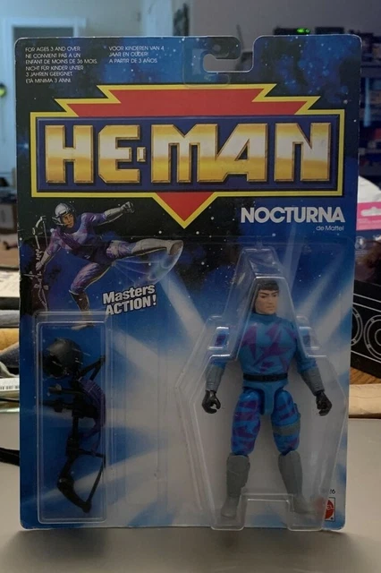Figurine MOTU He-Man New Adventure – Nocturna – Mattel 1989 – Complète Et Bel état (Malaisie)