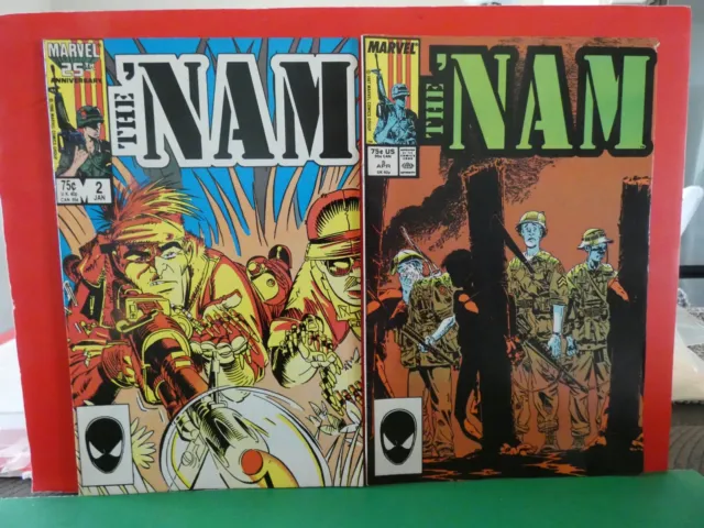 Marvel Comic Lot  The Nam 9  Issues 1987  #2 #5 - #11 #13