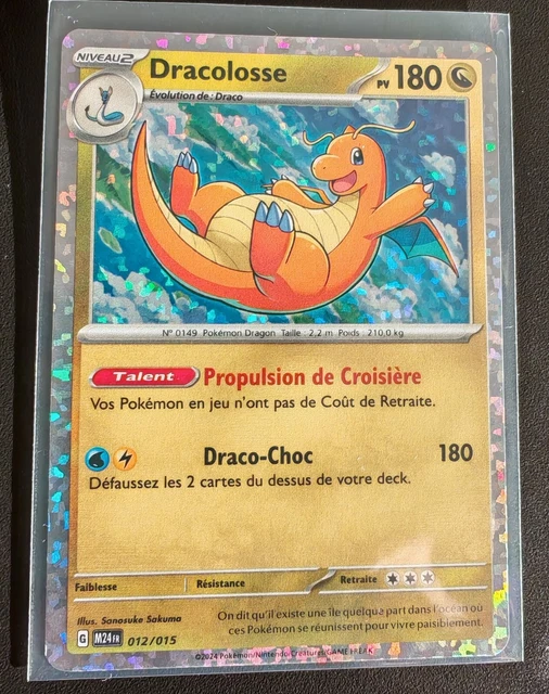 CARTES POKÉMON DRACOLOSSE FR 🇨🇵 012/015 Mcdo 2024 Neuve EUR 3,50 PicClick FR