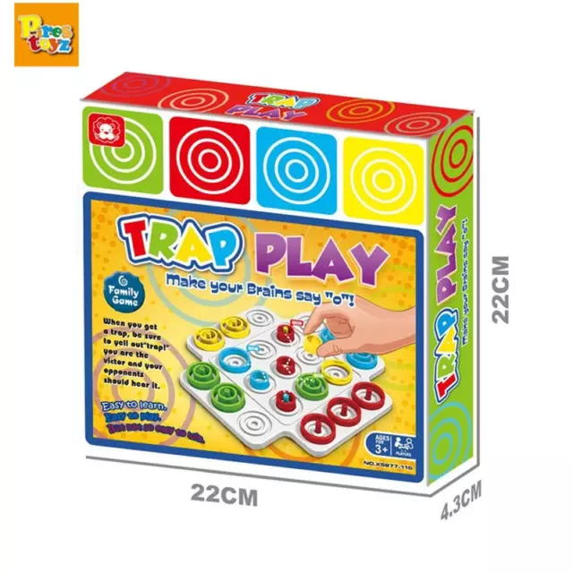 Montessori Trap Play Board Games Toys for Kids 3+ Years Old Family Interactive P
