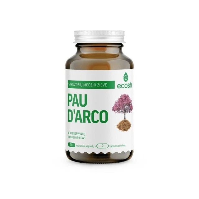 ECOSH Complexe PAU D'ARCO 500 mg - 100 Gélules Complément alimentaire...