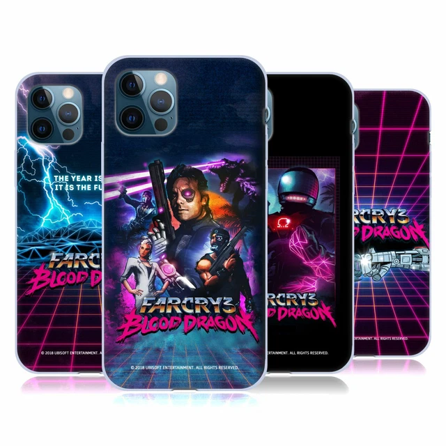 CUSTODIA UFFICIALE FAR CRY 3 BLOOD DRAGON KEY ART GEL PER APPLE iPHONE