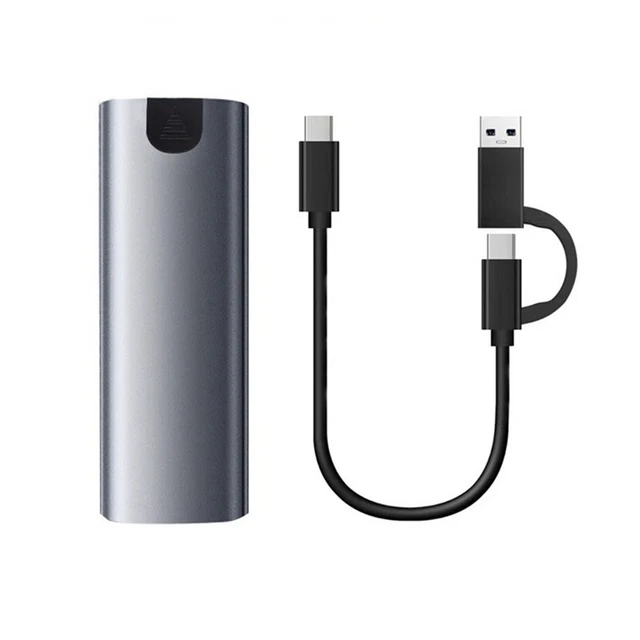 ELFJMZP M.2 SSD Externe Box - USB-C Adapter Für NVMe/NGFF SSDs Bis 6TB