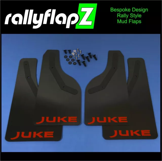 rallyflapZ | Mud Flaps & Kit FITS Nissan Juke FL 2015-19 Black 3.2mm PVC *G J-R