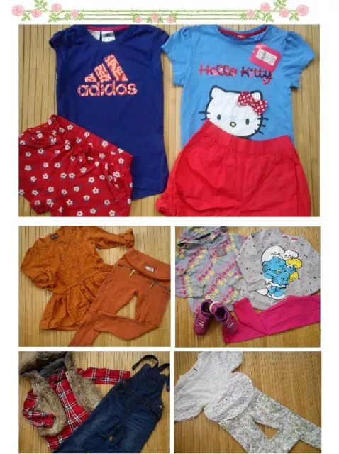 55x ABITI ESTIVI NUOVI USATI PACCHETTO VESTITI RAGAZZA 4/5 ANNI (7)