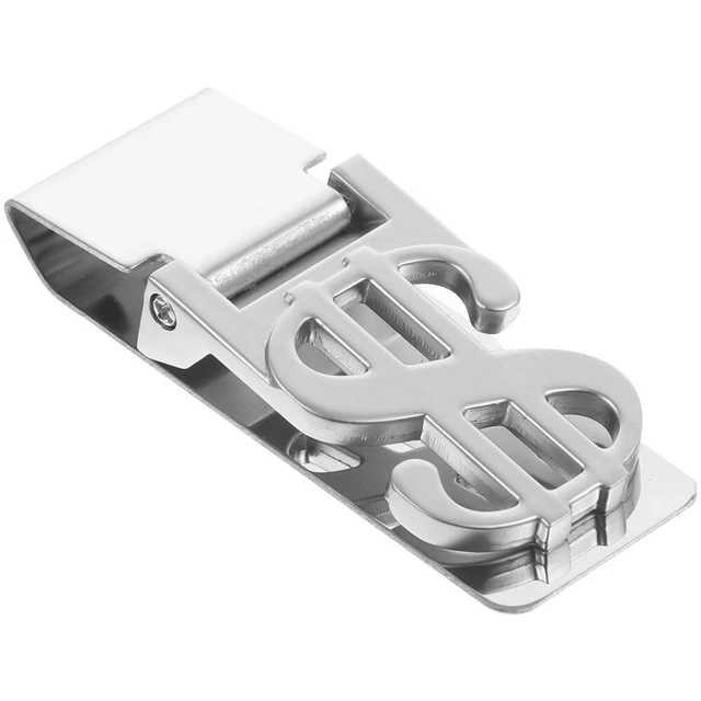 DOLLAR MONEY CLIP Sign Slim Card Holder Sleek Design Miss Man £6.35