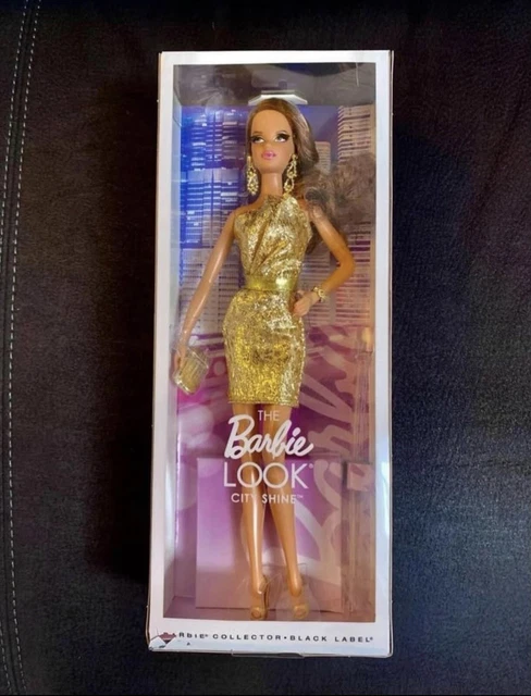 Barbie The Look City Shine-2014 Beautiful  Collector Doll  Black Label BNIB