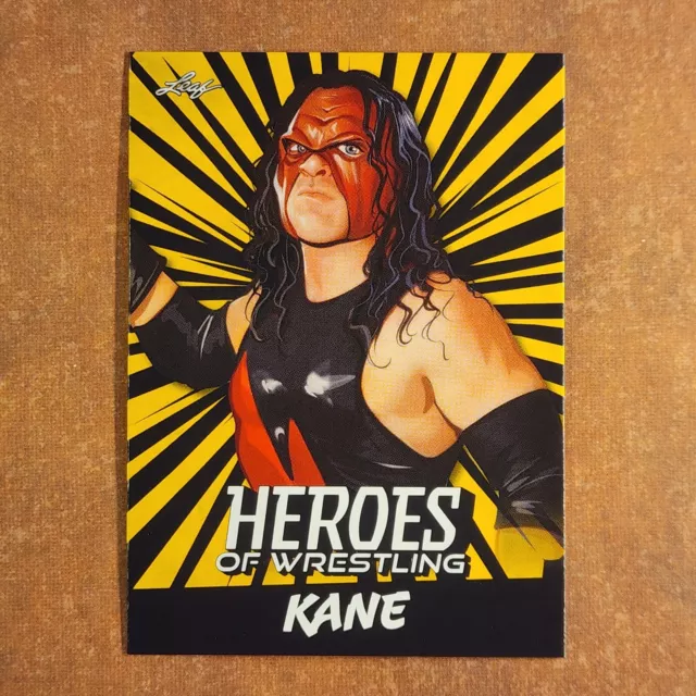 30529 . 2023 leaf heroes of wrestling b6 kane YELLOW 5.28 PicClick