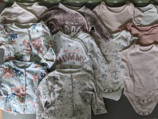 Baby Girl Clothes Bundle 0-3 Months