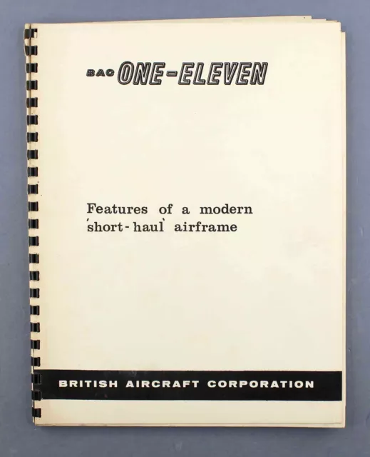 Bac1-11 Manufacturers Sales Brochure One-Eleven