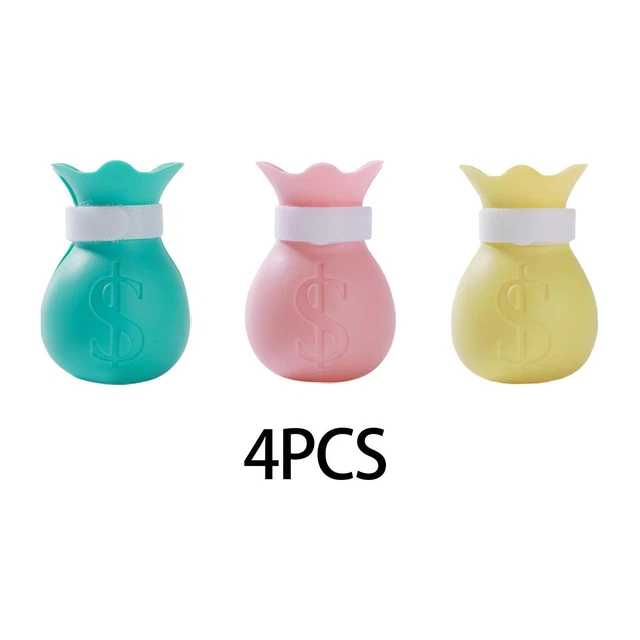 4x Cubiertas Pies de Gato, Guantes Uñas Caseras, Accesorios de Afeitado,