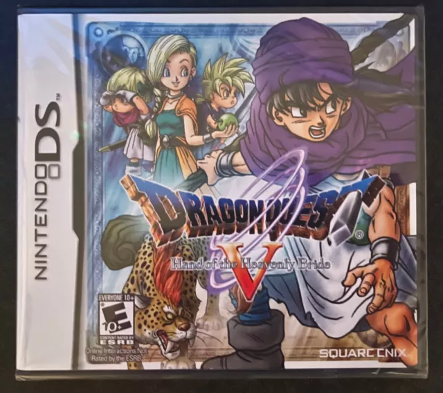 Rare Dragon Quest V Hand Of The Heavenly Bride Nintendo Ds New And Sealed 25000 Picclick