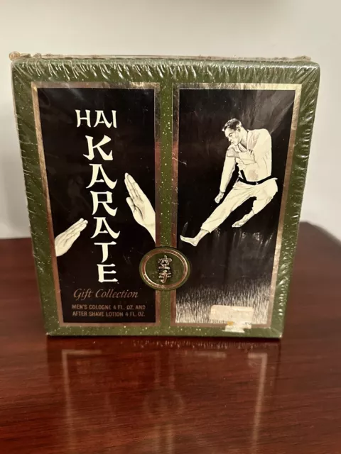 1969 HAI KARATE MEN'S COLOGNE & AFTER SHAVE GIFT COLECTION Unopened Box!
