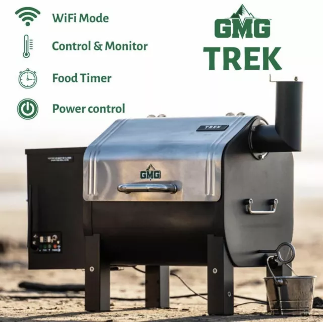 Green Mountain Grill TREK portable wood pellet smoker BBQ Grill 