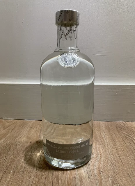 ABSOLUT VODKA NO Label 700ML 0,7L Full and Sealed EUR 60,00 - PicClick FR