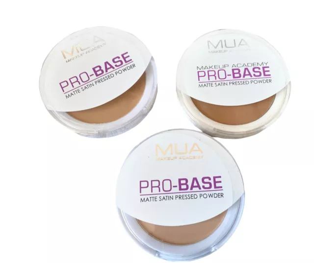 MUA Pro Base Matte Satin Pressed Powder Foundation Compact